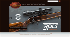 Desktop Screenshot of chapuis-armes.com